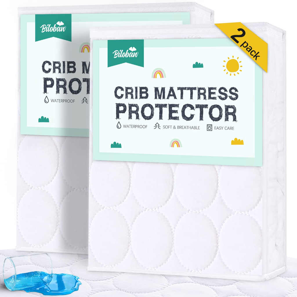 Small Crib Sheet Saver - Blue
