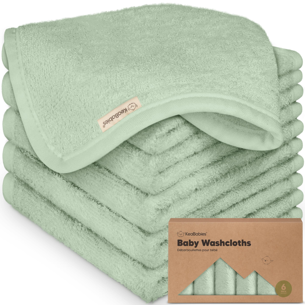 Storage Baby Washcloth - Gray