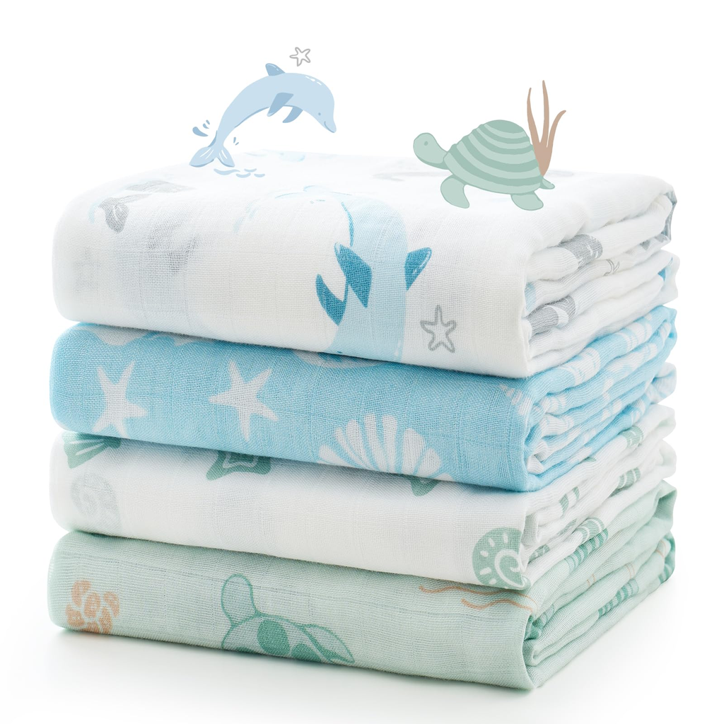 Everyday Swaddle Blanket - Blue