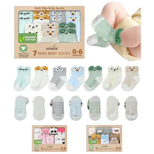 Simple Baby Socks - White