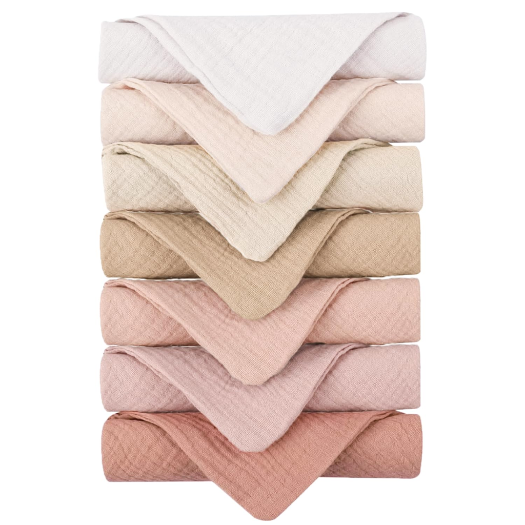Wide Baby Washcloth - Beige